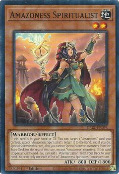 Amazoness Spiritualist (DABL-EN096) - Darkwing Blast 1st Edition-1