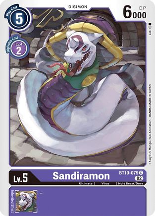 Sandiramon (BT10-079) - Xros Encounter-1