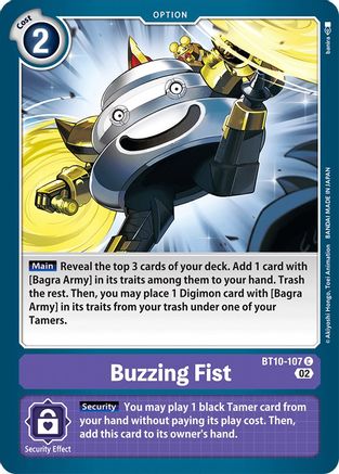 Buzzing Fist (BT10-107) - Xros Encounter-1