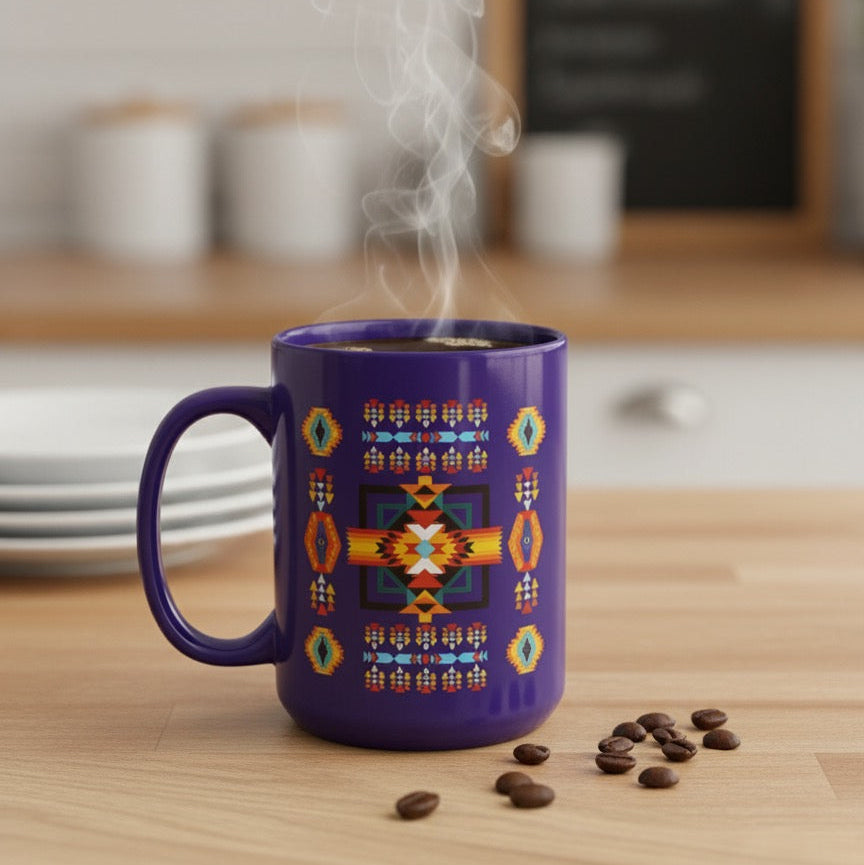 Southwestern Style Ceramic mug-4