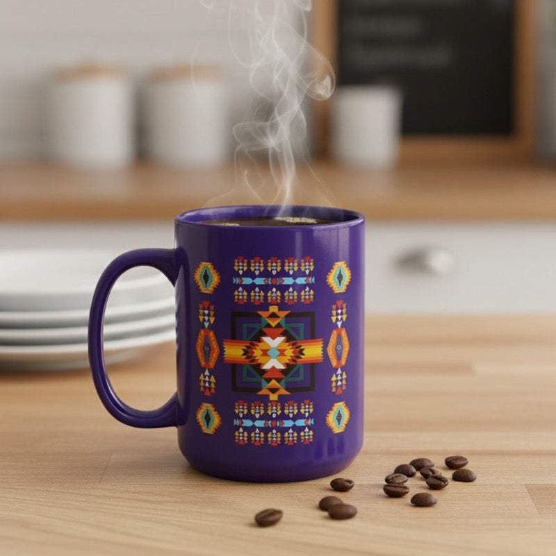 Southwestern Style Ceramic mug-4