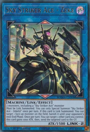 Sky Striker Ace - Zeke (MAMA-EN008) - Magnificent Mavens 1st Edition-1