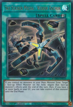 Sky Striker Mecha - Widow Anchor (MAMA-EN010) - Magnificent Mavens 1st Edition-1