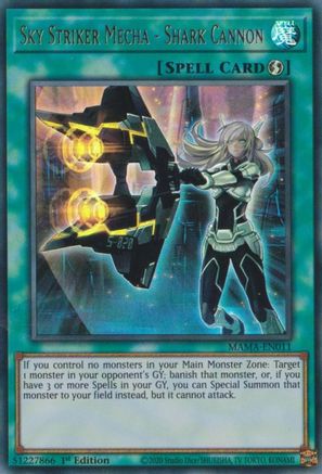 Sky Striker Mecha - Shark Cannon (MAMA-EN011) - Magnificent Mavens 1st Edition-1