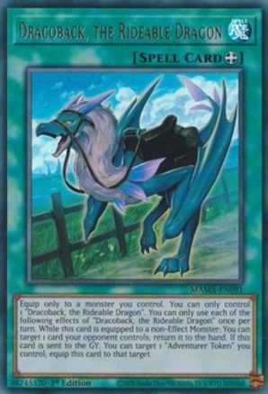 Dracoback, the Rideable Dragon (MAMA-EN091) - Magnificent Mavens 1st Edition-1