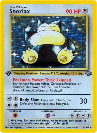 Snorlax (11) 11/64 - Jungle Unlimited Holofoil-1