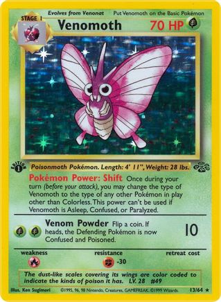 Venomoth (13) 13/64 - Jungle-1