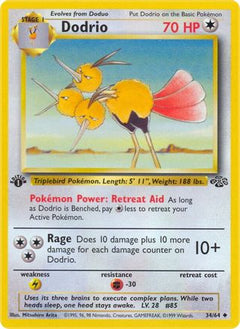 Dodrio 34/64 - Jungle 1st Edition-1