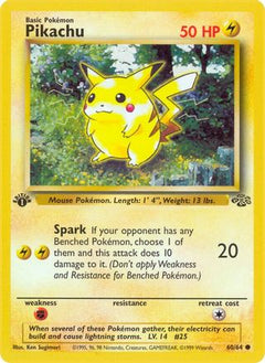 Pikachu 60/64 - Jungle 1st Edition-1