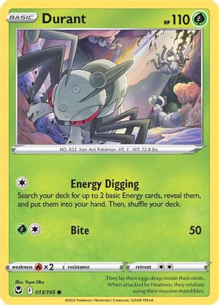 Durant 13/195 - SWSH12 Silver Tempest-1