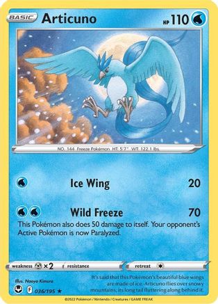 Articuno 36/195 - SWSH12 Silver Tempest Holofoil-1