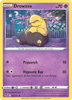 Drowzee 60/195 - SWSH12 Silver Tempest-1