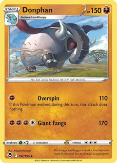 Donphan 92/195 - SWSH12 Silver Tempest-1
