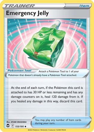 Emergency Jelly 155/195 - SWSH12 Silver Tempest Reverse Holofoil-1
