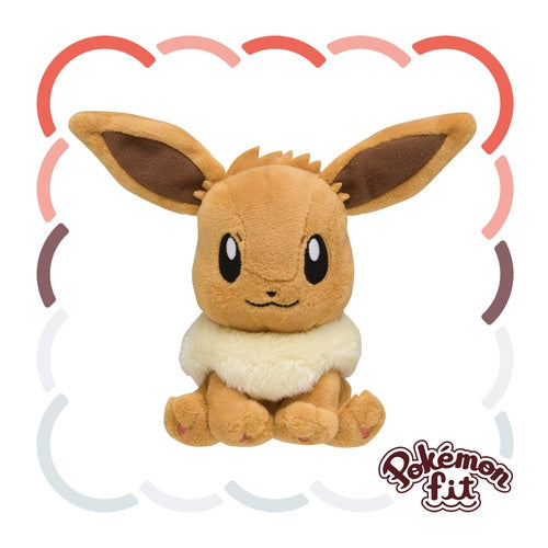 Pokémon Plush - Pokemon Fit - Eevee (No.133)-1