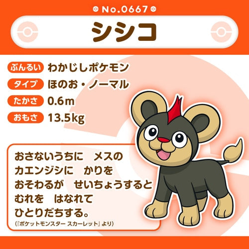 Pokémon Plush - Pokemon Fit - Litleo (No.667)-5