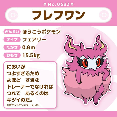Pokémon Plush - Pokemon Fit - Aromatisse (No.683)-5