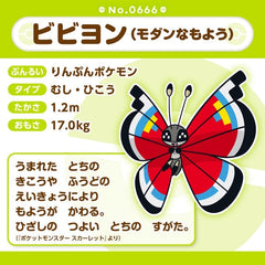 Pokémon Plush - Pokemon Fit - Vivillon (Modern Pattern) (No.666)-5