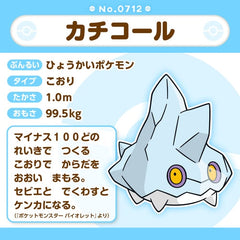 Pokémon Plush - Pokemon Fit - Bergmite (No.712)-5