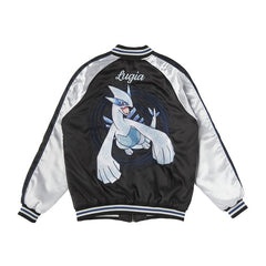 Lugia Silver Varsity Jacket-2