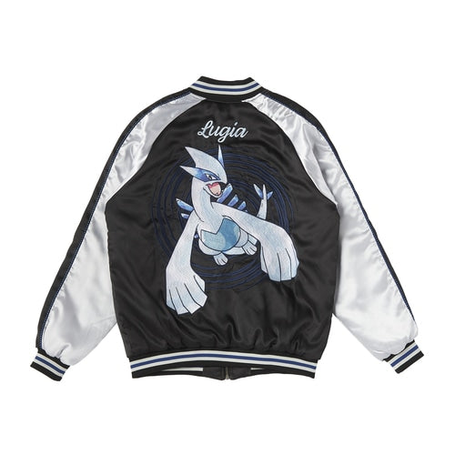 Lugia Silver Varsity Jacket-2