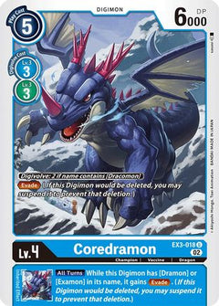 Coredramon - EX3-018 (EX3-018) - Draconic Roar-1