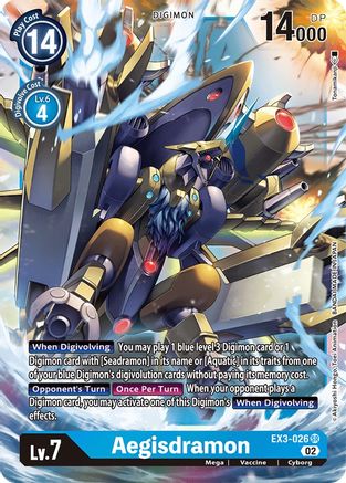 Aegisdramon (EX3-026) - Draconic Roar Foil-1