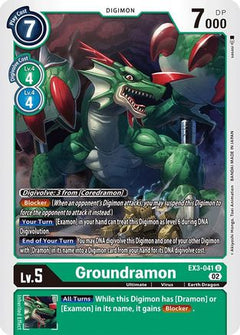 Groundramon (EX3-041) - Draconic Roar-1