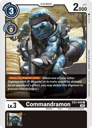 Commandramon (EX3-046) - Draconic Roar-1