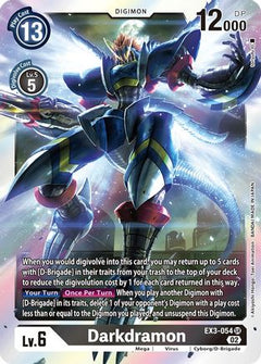 Darkdramon (EX3-054) - Draconic Roar Foil-1