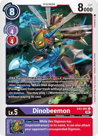 Dinobeemon (EX3-061) - Draconic Roar-1