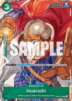 Inuarashi (Box Topper) (OP01-034) - Romance Dawn Foil-1