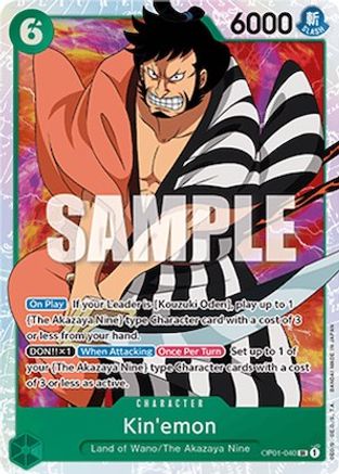 Kin'emon (OP01-040) - Romance Dawn Foil-1