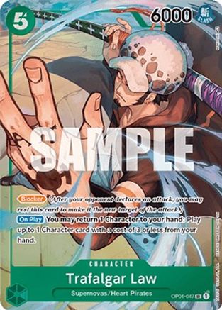 Trafalgar Law (047) (Parallel) (OP01-047) - Romance Dawn Foil-1