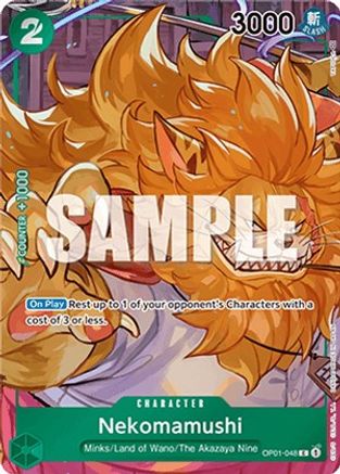 Nekomamushi (Box Topper) (OP01-048) - Romance Dawn Foil-1
