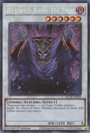 Revived King Ha Des (BLCR-EN082) - Battles of Legend: Crystal Revenge 1st Edition