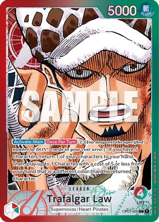 Trafalgar Law (002) (Parallel) (OP01-002) - Romance Dawn Foil-1