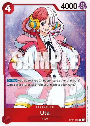 Uta (OP01-005) - Romance Dawn Foil-1
