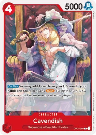 Cavendish (OP01-008) - Romance Dawn-1