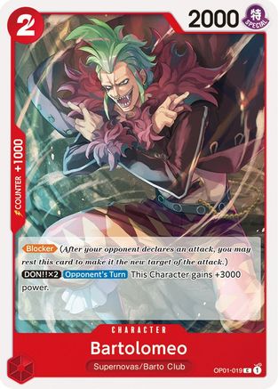 Bartolomeo (OP01-019) - Romance Dawn-1