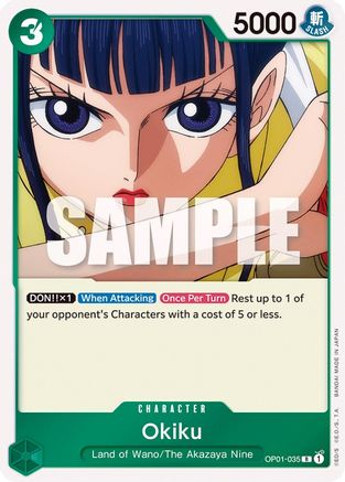Okiku (OP01-035) - Romance Dawn Foil-1