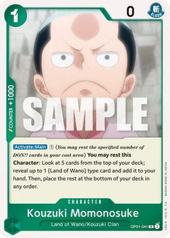 Kouzuki Momonosuke (OP01-041) - Romance Dawn Foil-1
