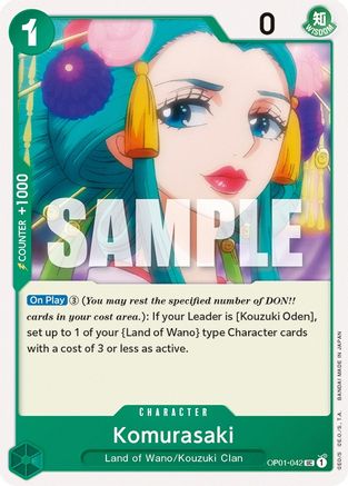 Komurasaki (OP01-042) - Romance Dawn-1