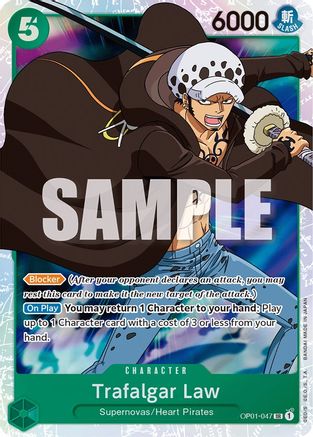 Trafalgar Law (047) (OP01-047) - Romance Dawn Foil-1