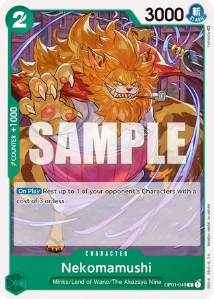 Nekomamushi (OP01-048) - Romance Dawn-1