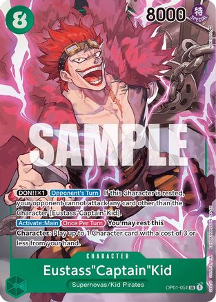 Eustass"Captain"Kid (Parallel) (OP01-051) - Romance Dawn-1