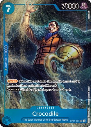 Crocodile (067) (Parallel) (OP01-067) - Romance Dawn Foil-1