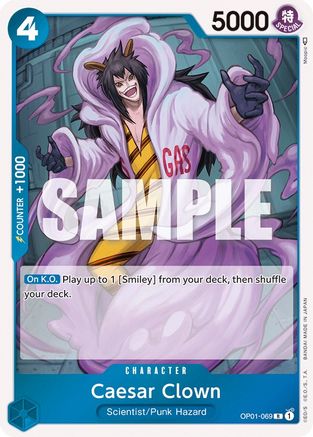 Caesar Clown (OP01-069) - Romance Dawn Foil-1