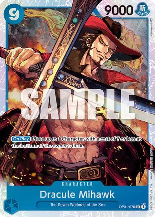 Dracule Mihawk (OP01-070) - Romance Dawn Foil-1