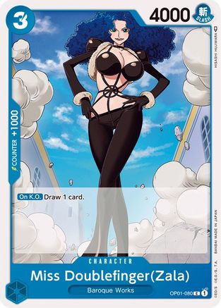 Miss Doublefinger(Zala) (OP01-080) - Romance Dawn-1